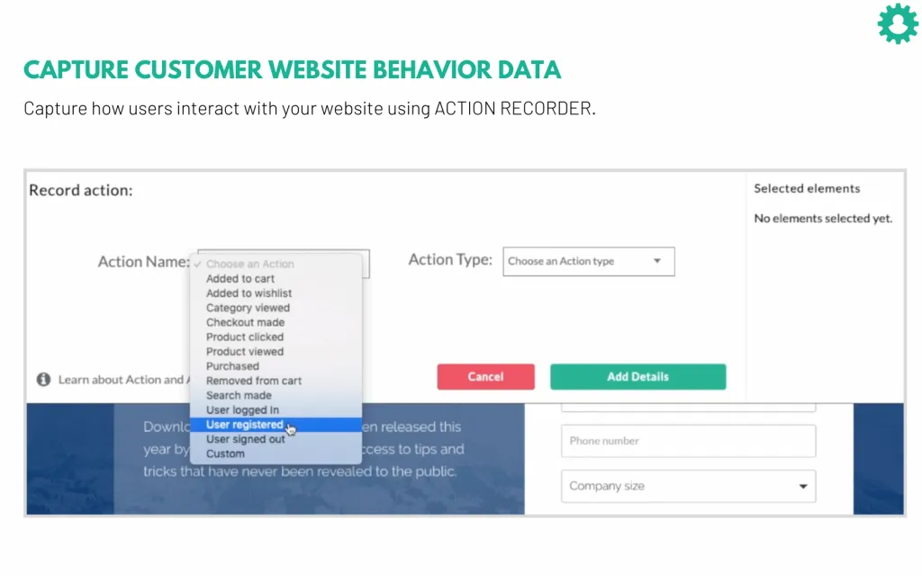Customerlabs 1PD Ops (Customer Data Platform) collect's the data from website and the user interactions.