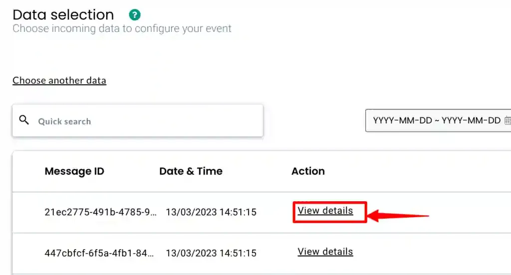 CustomerLabs workflow - fetch new sample data
