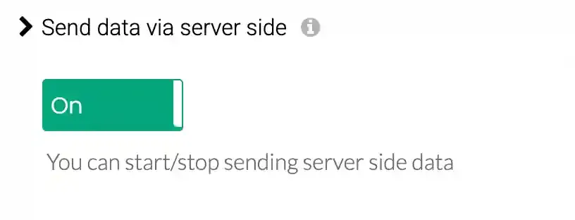 Pasting CAPI token and enabling server-side in CustomerLabs