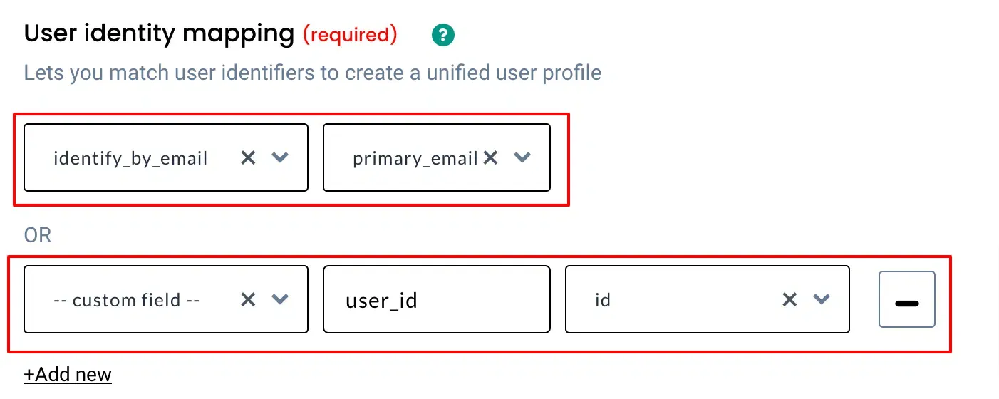 User identity mapping for the Pipedrive Person workflow
