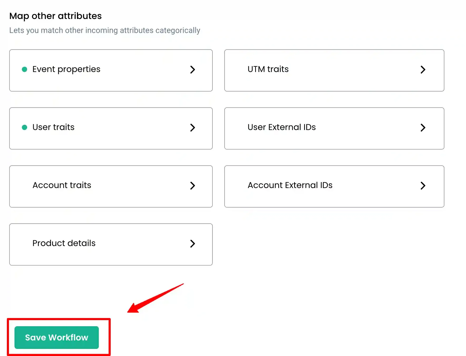 Save Workflow button to activate the Kickbox draft workflow