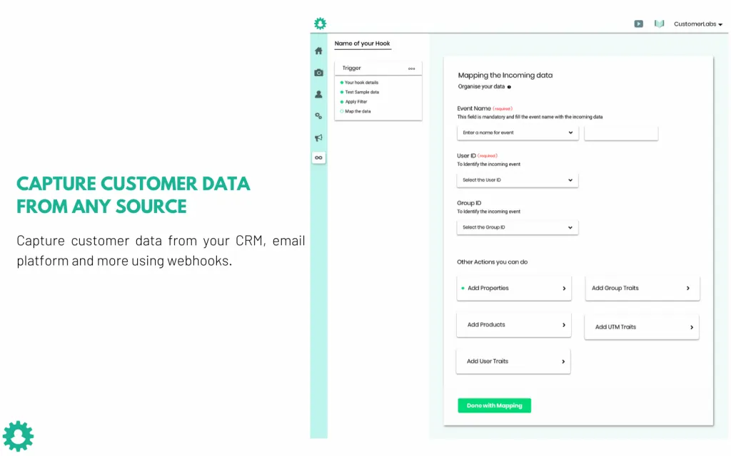 Customerlabs 1PD Ops helps you bring the data from other sources