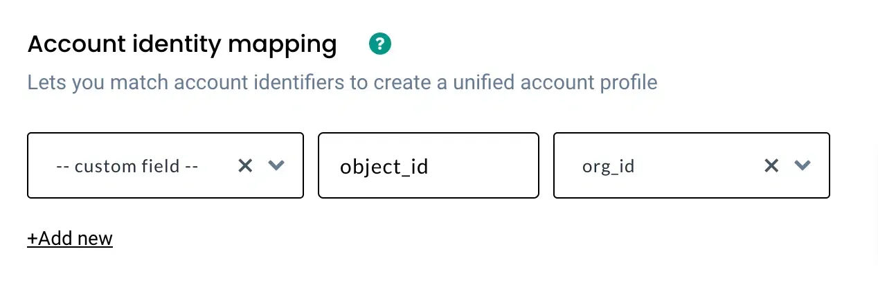 Account identity mapping for the Pipedrive Person workflow