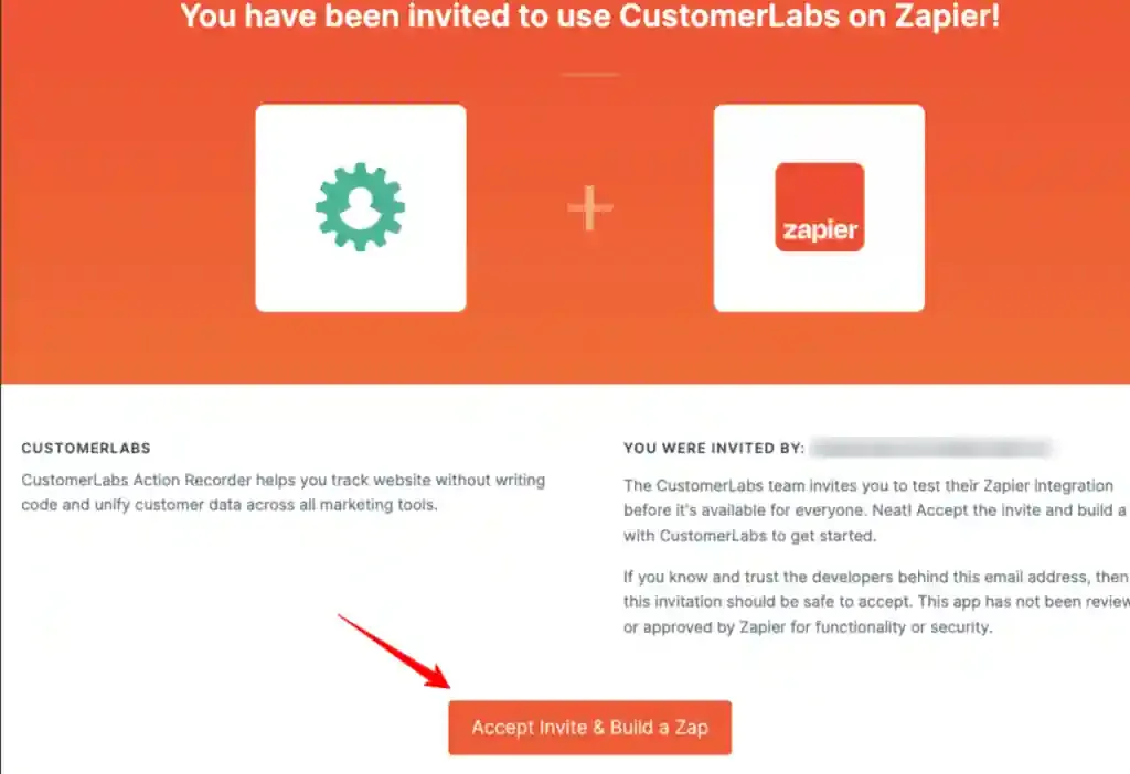 Click Get the Zapier App to be redirected to Zapier