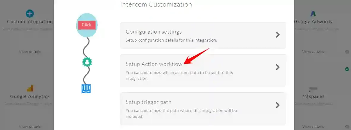 Intercom Configuration Settings with App ID field