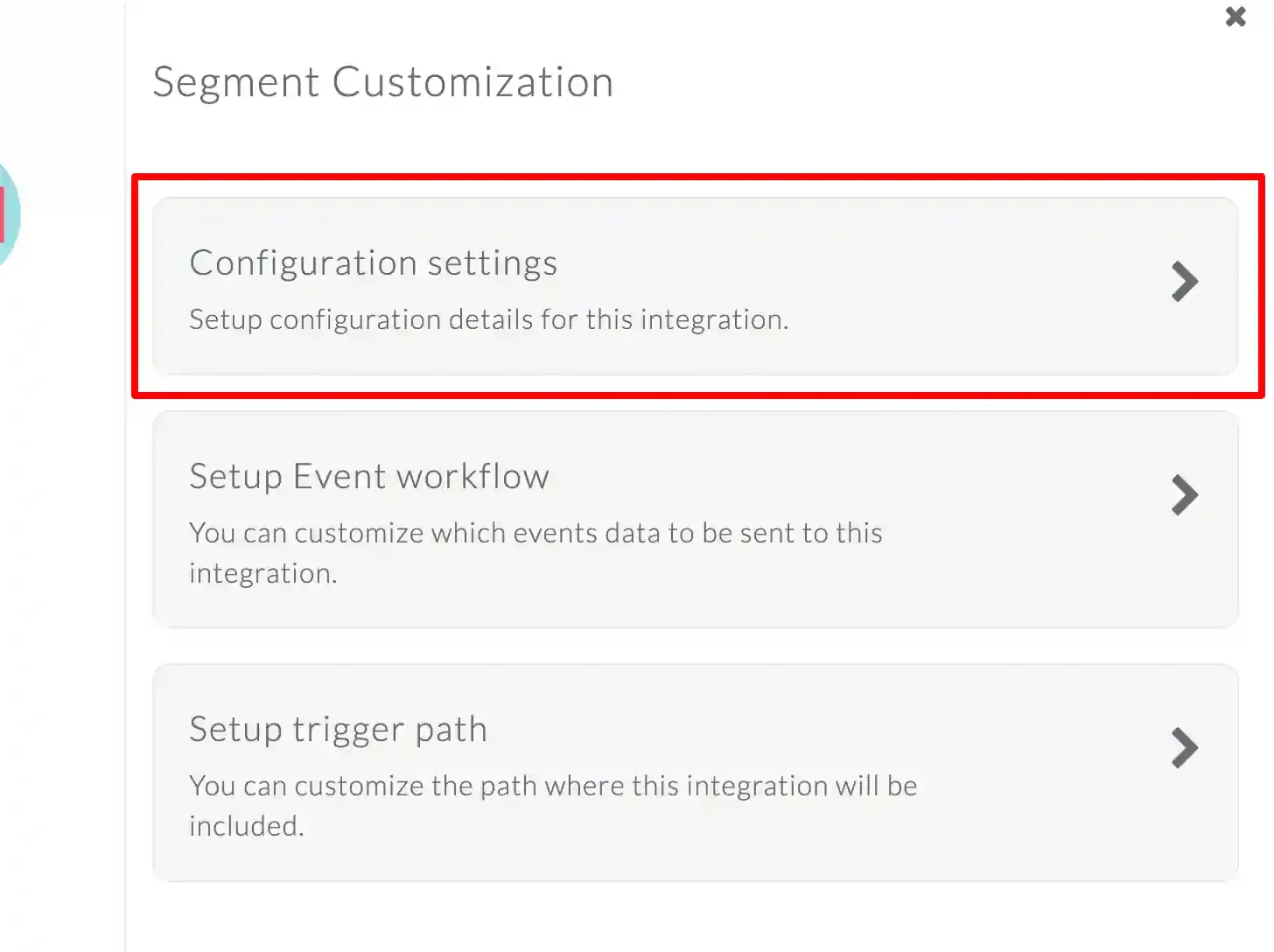 Copying the Write Key from Segment