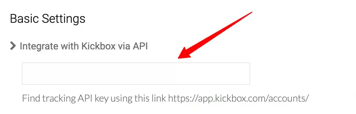 Kickbox API key pasted in CustomerLabs Configuration Settings