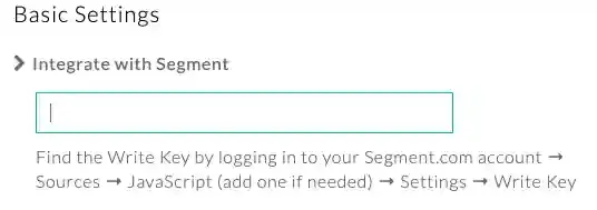 Selecting Segment from the CustomerLabs Destinations list