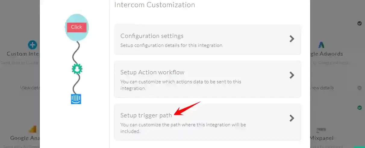 Event list with server-side and client-side On/Off toggles