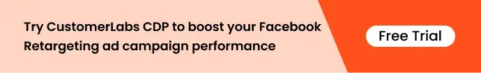 Try Customerlabs 1PD Ops to boost your Facebook Retargeting ad campaign performance