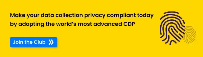 CTA image with the text Make your data collection privacy compliant today by adopting the world’s most advanced CDP, Customerlabs 1PD Ops