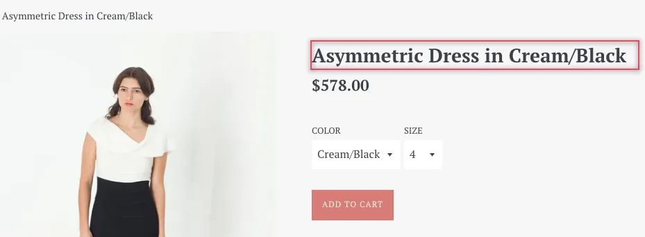 This image shows the result in appearing add to cart