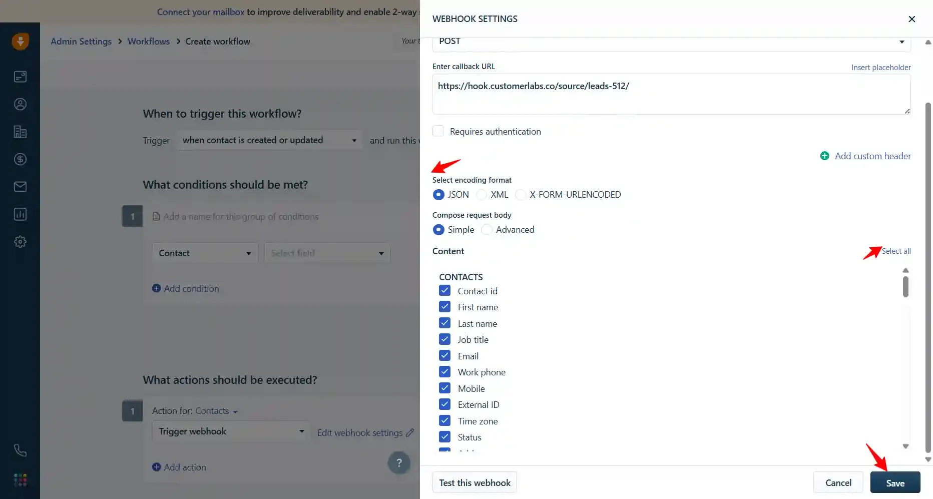 Fetch New Data in CustomerLabs