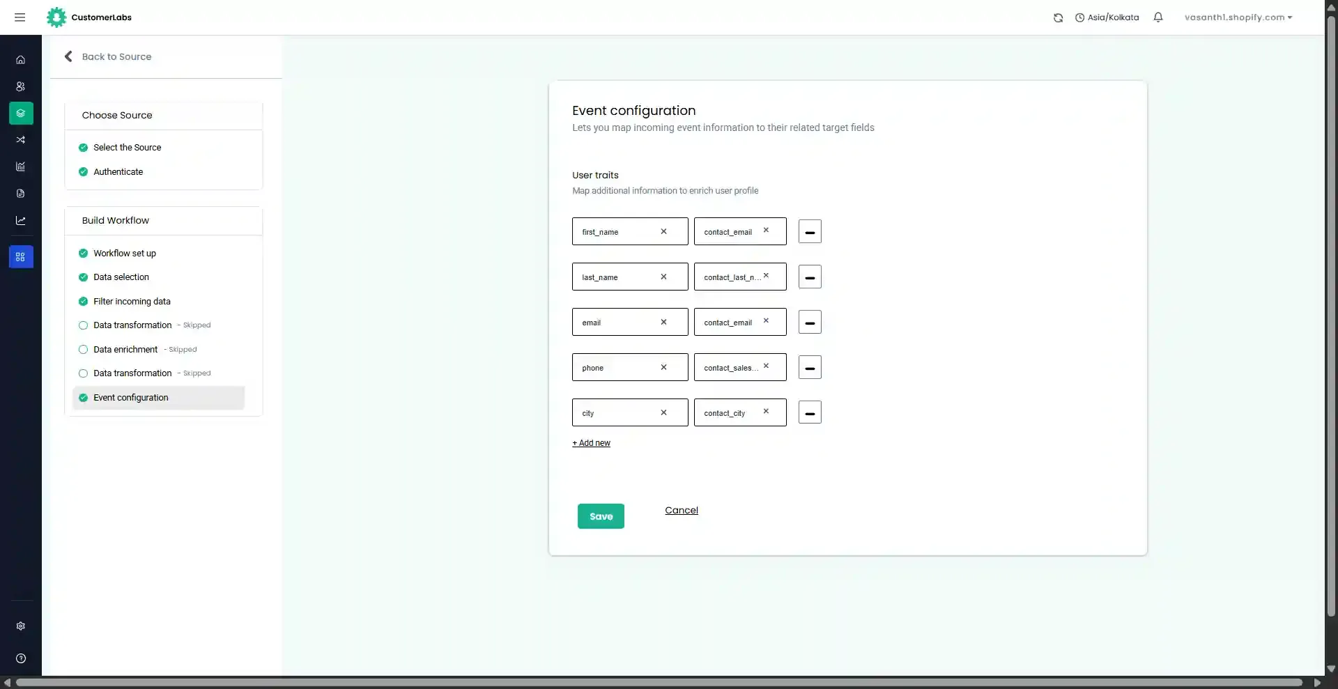 User Identity Mapping