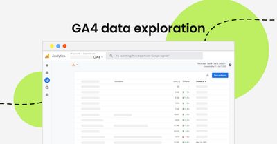 Learn and understand GA4 data exploration for ecommerce store