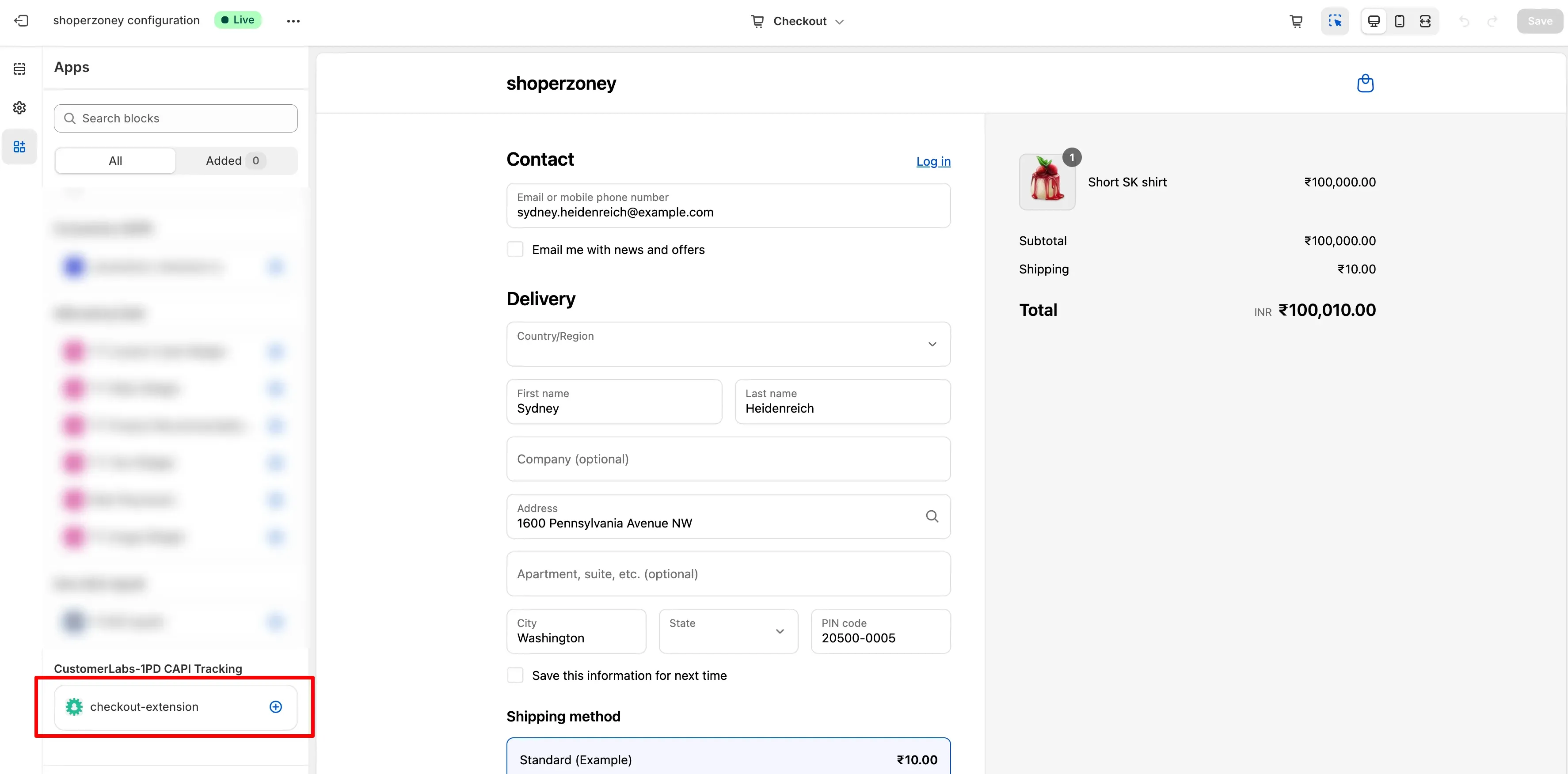 Tracking Shopify Website with Customerlabs 1PD Ops
