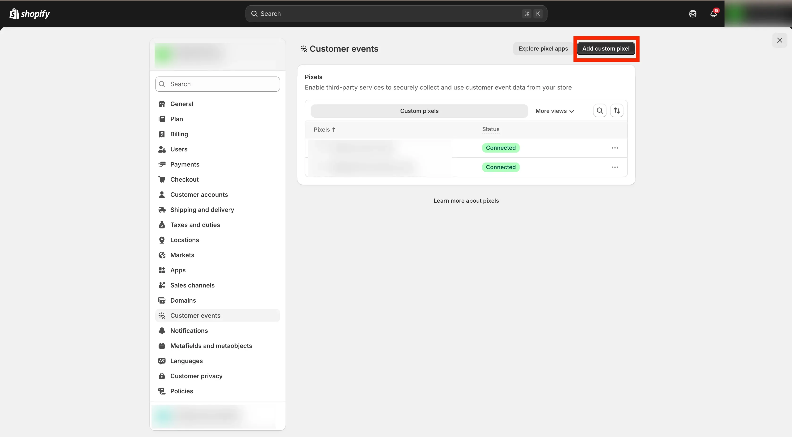 Tracking Shopify Website with Customerlabs 1PD Ops