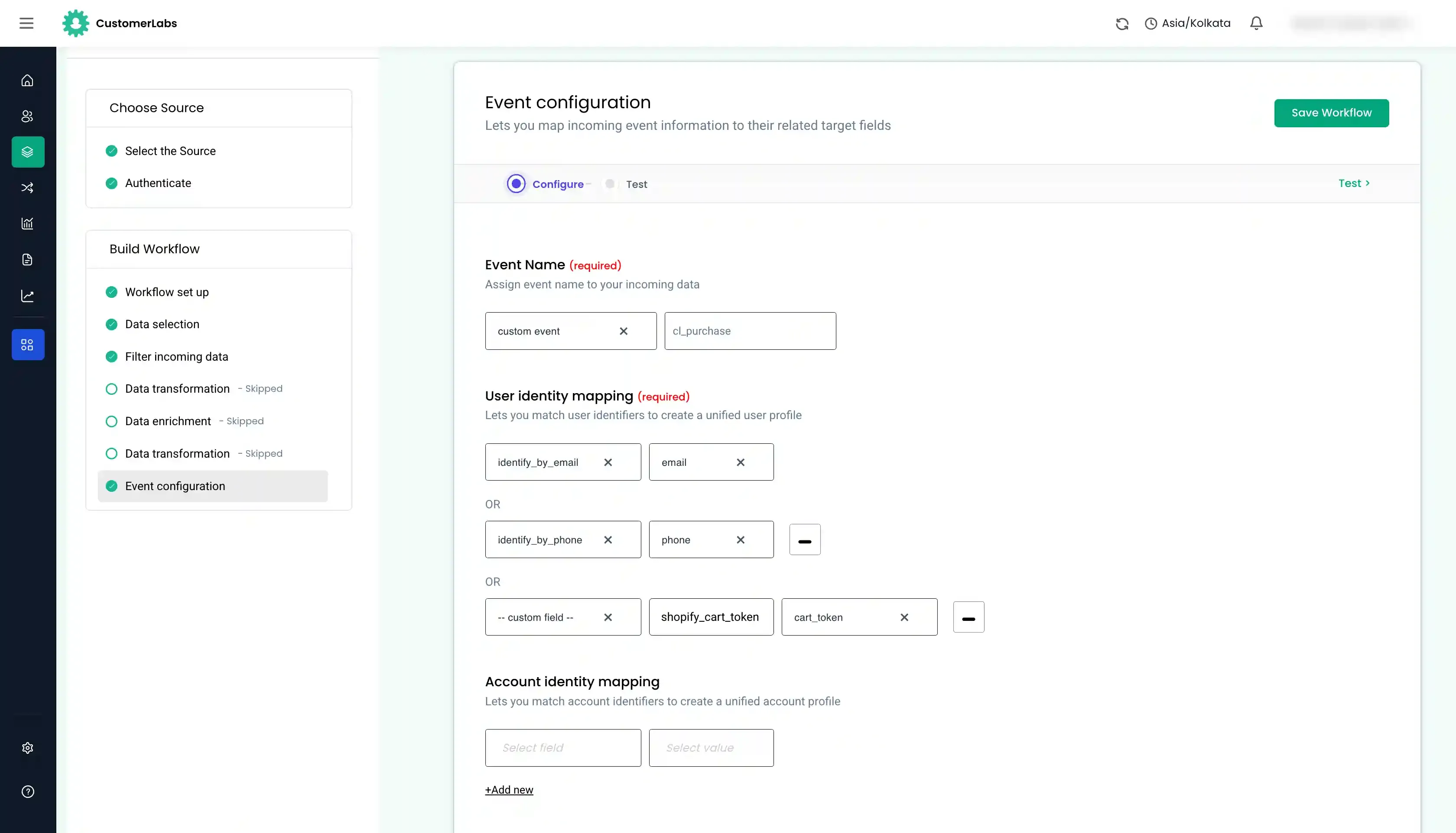 Tracking Shopify Website with Customerlabs 1PD Ops