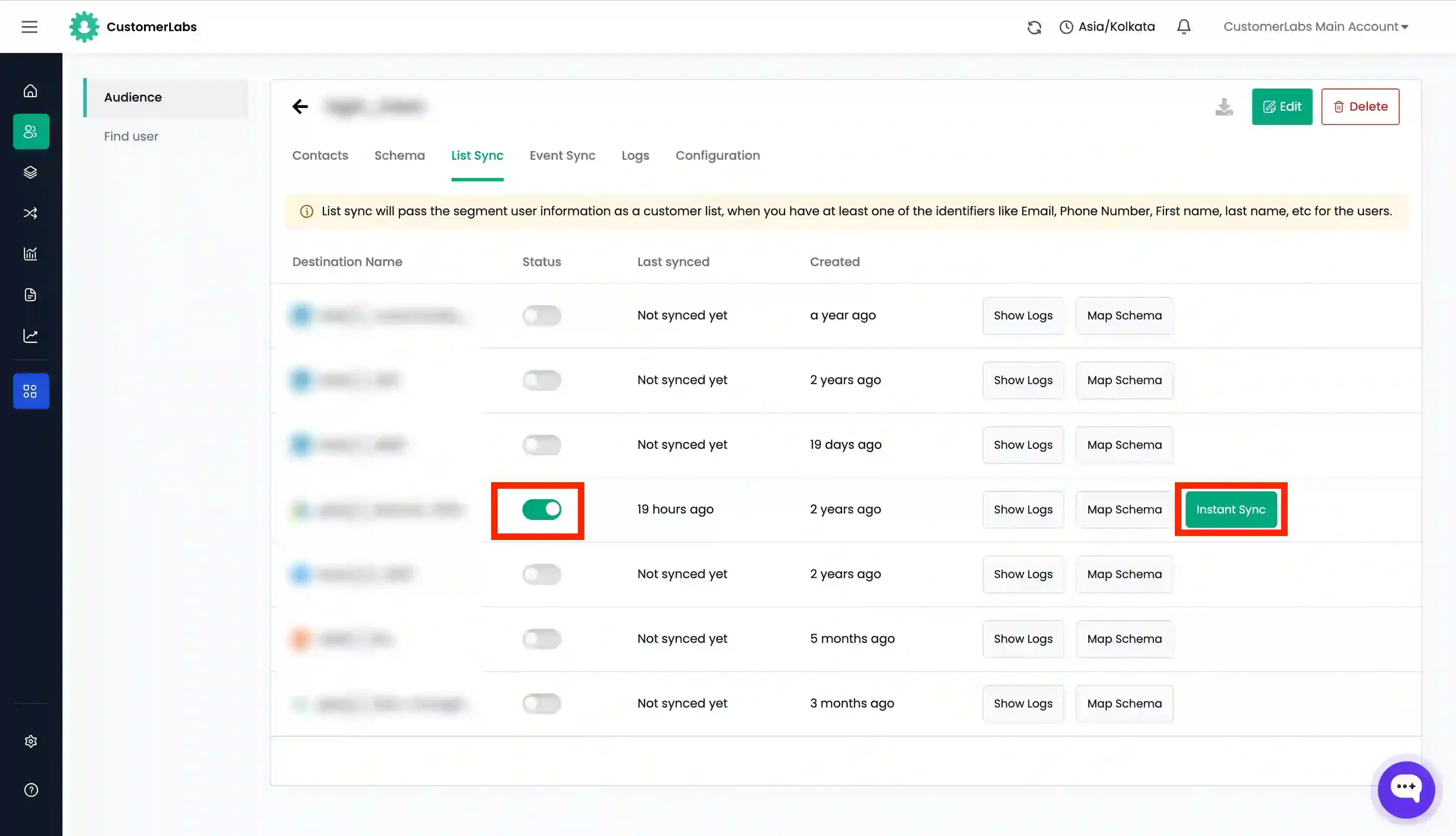 Instant Sync Audience to Google Ads