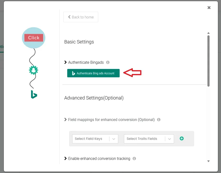 Integrate Customerlabs with Bing Ads