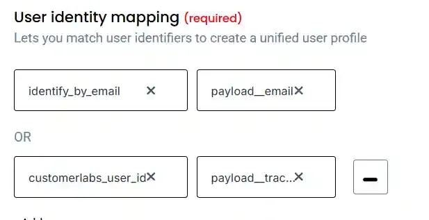 mapping cluid as user identity