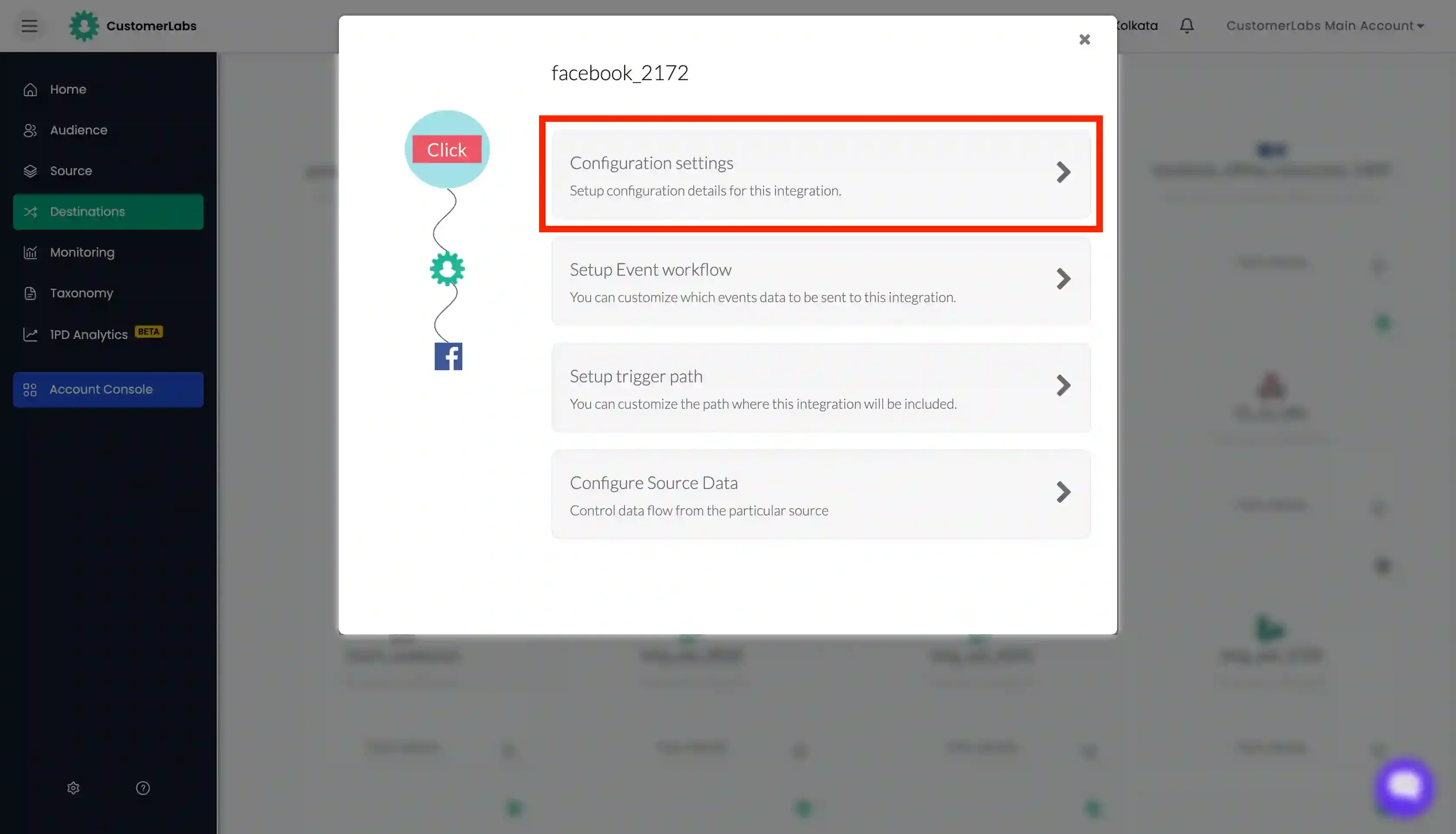 Integrate any platform with customerlabs as destination