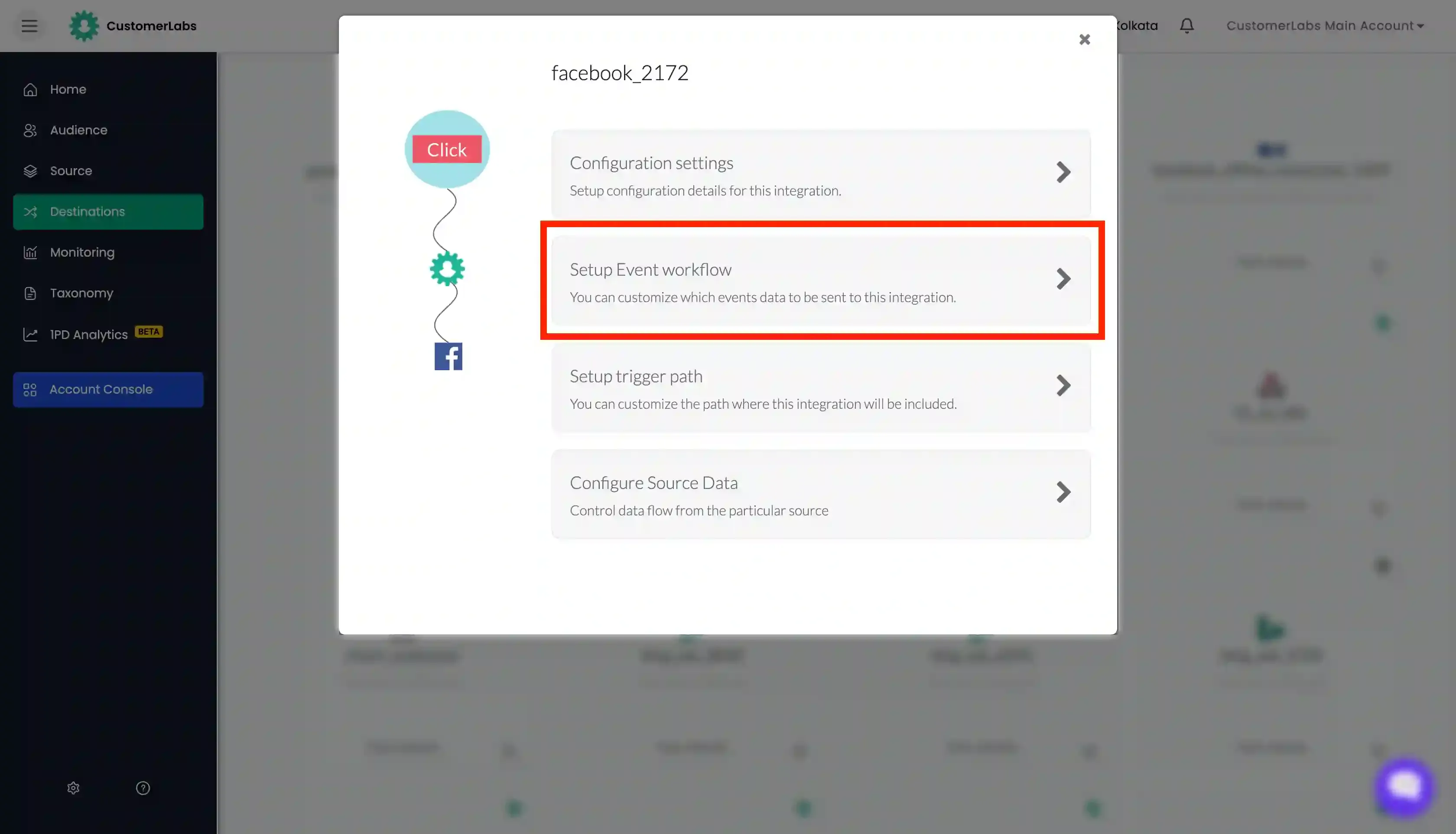 Integrate any platform with customerlabs as destination