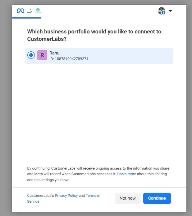 Facebook Authentication with Customerlabs