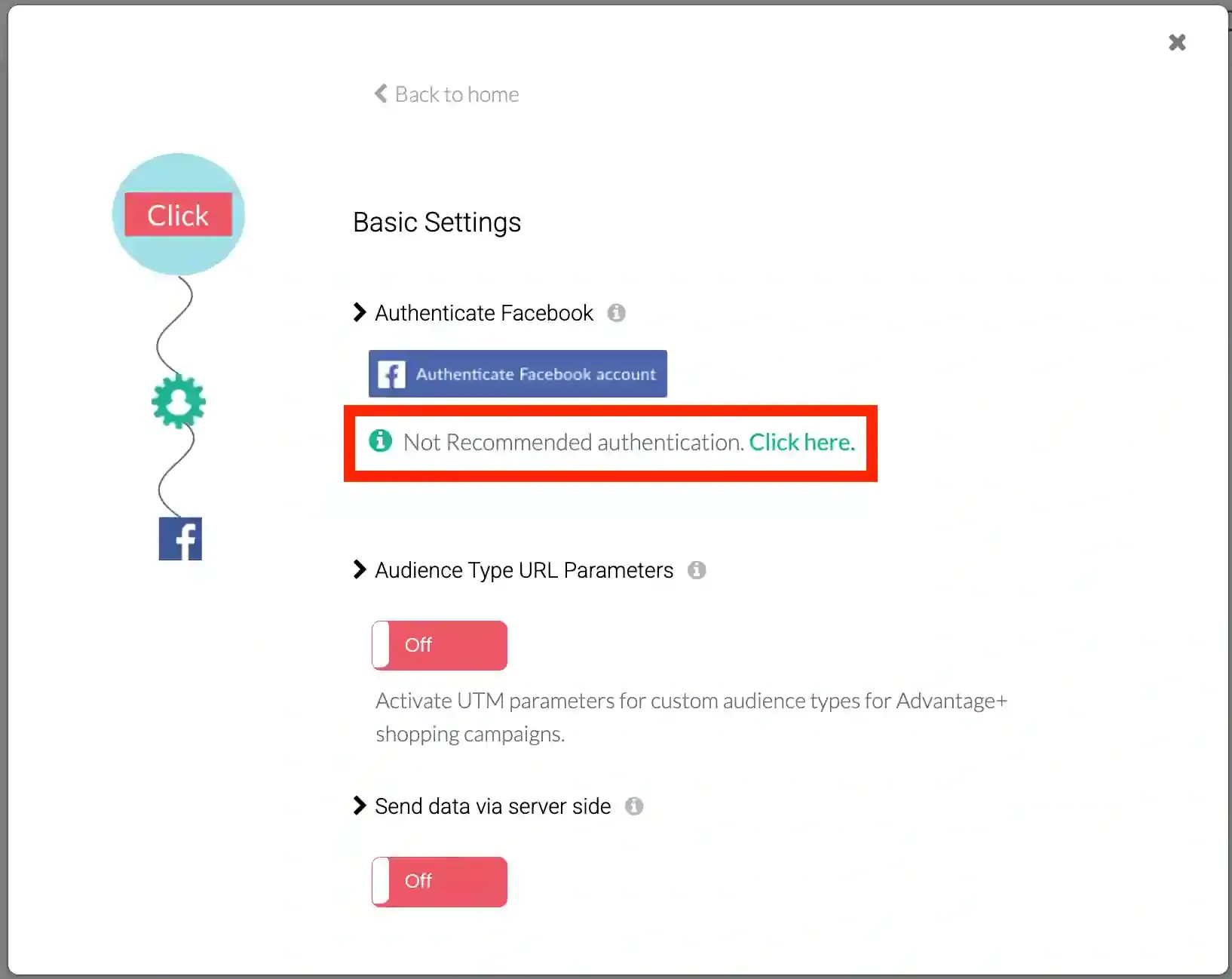 Facebook Authentication with Customerlabs