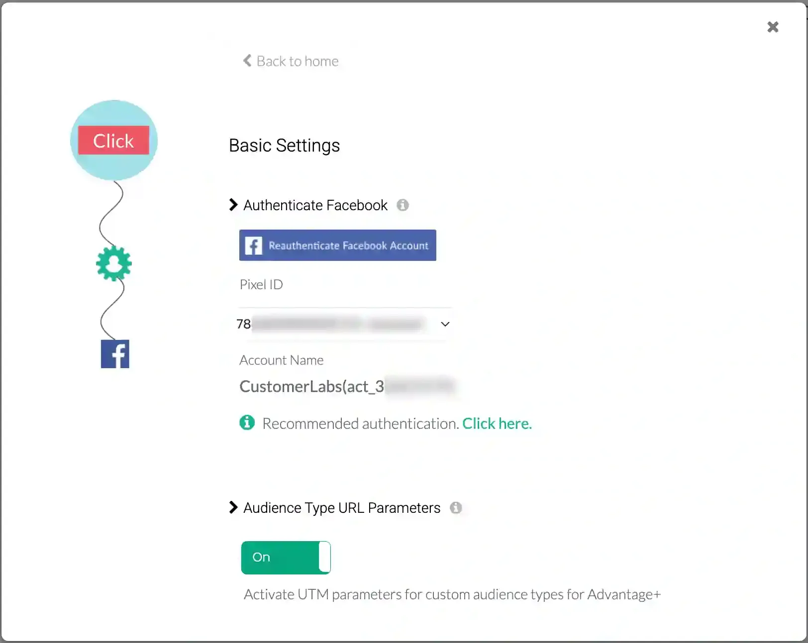 Facebook Authentication with Customerlabs
