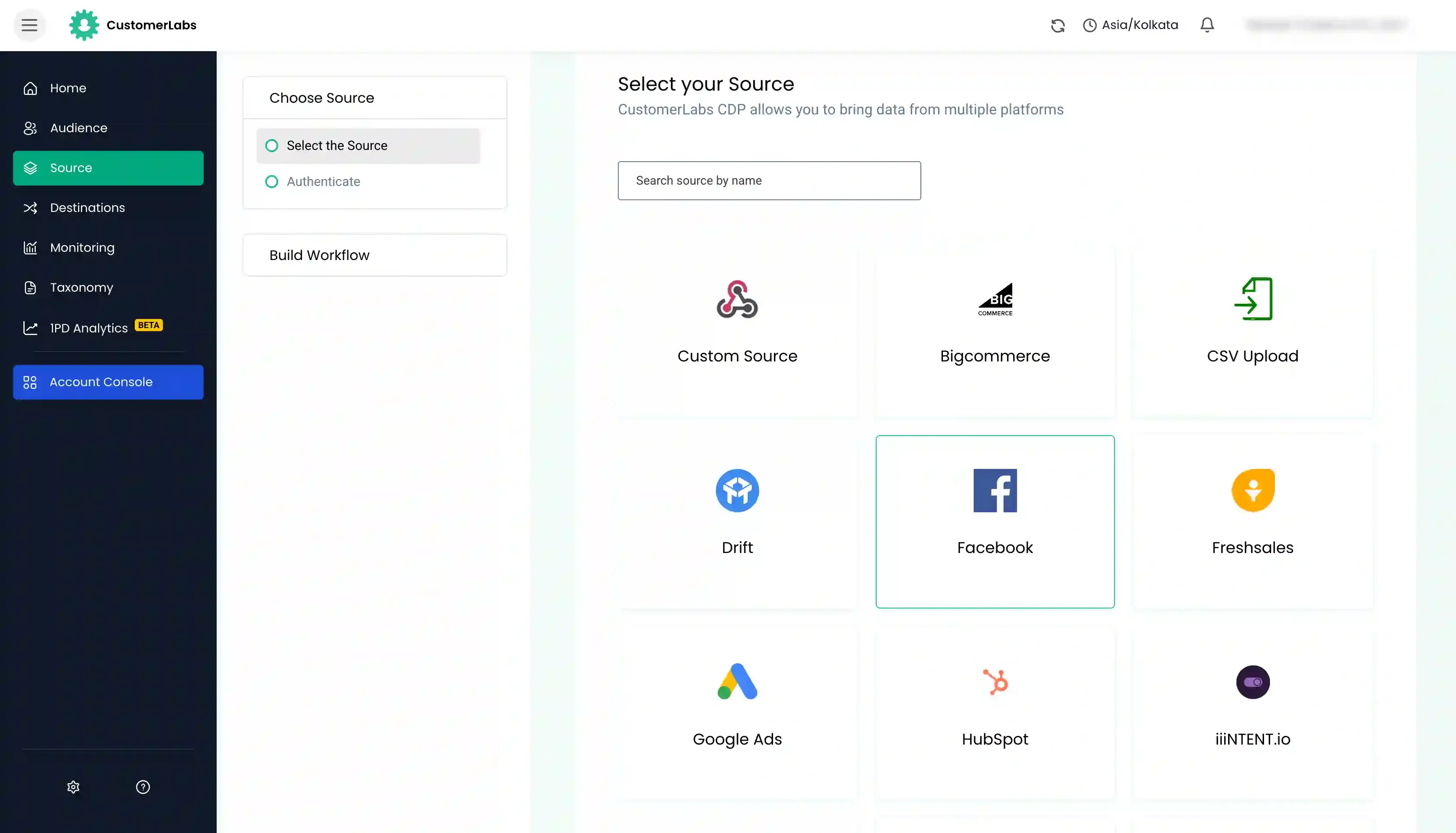 CustomerLabs Facebook import leads