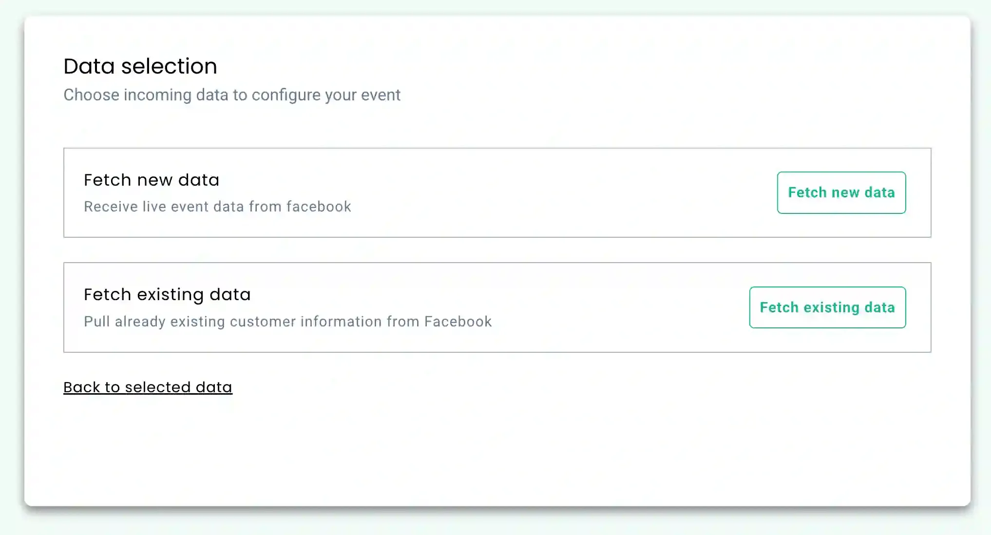 CustomerLabs Facebook import leads