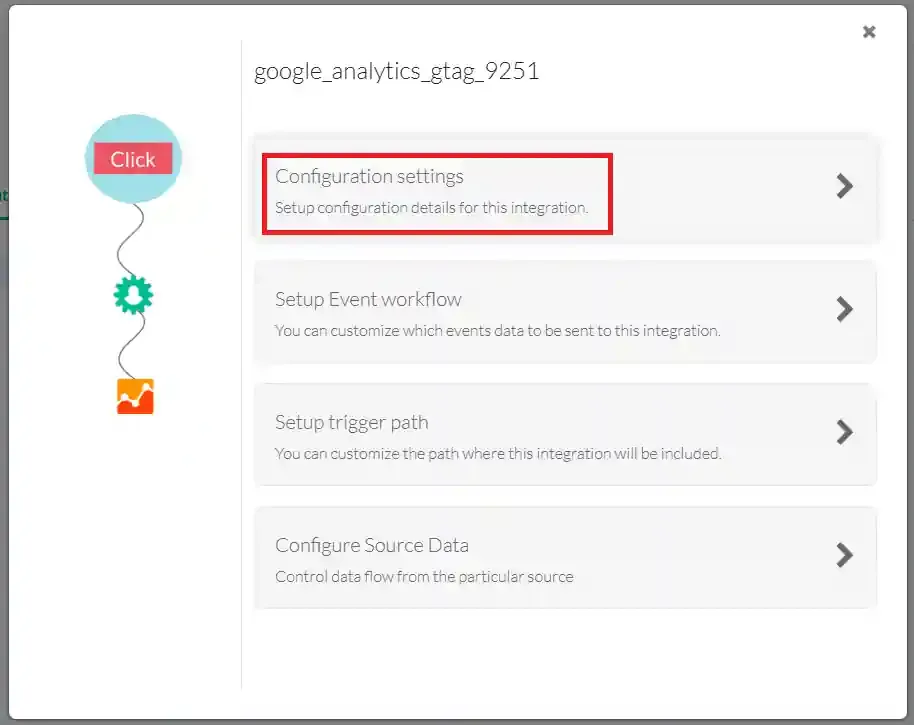 Go to Configuration Settings