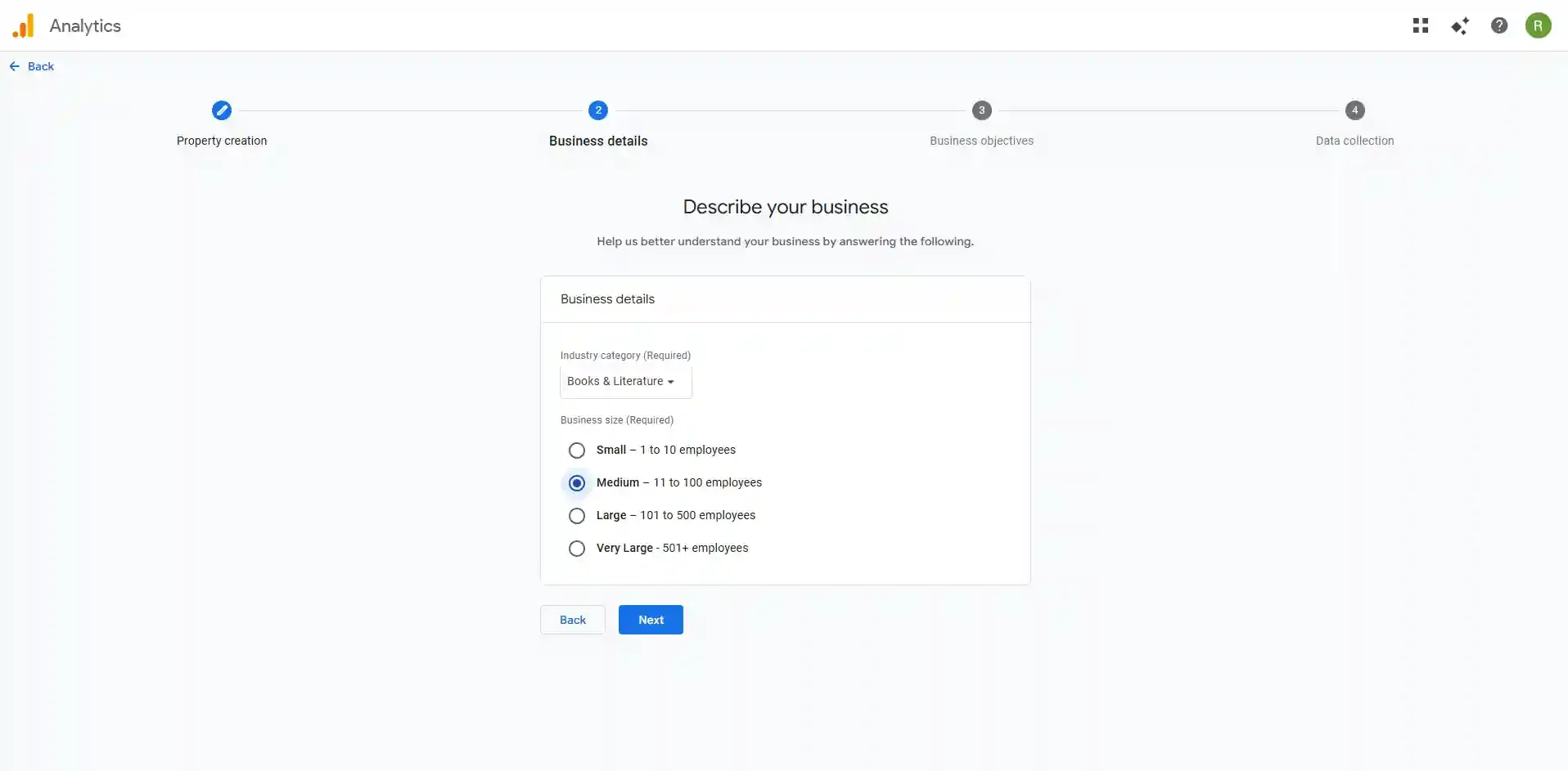 Business details