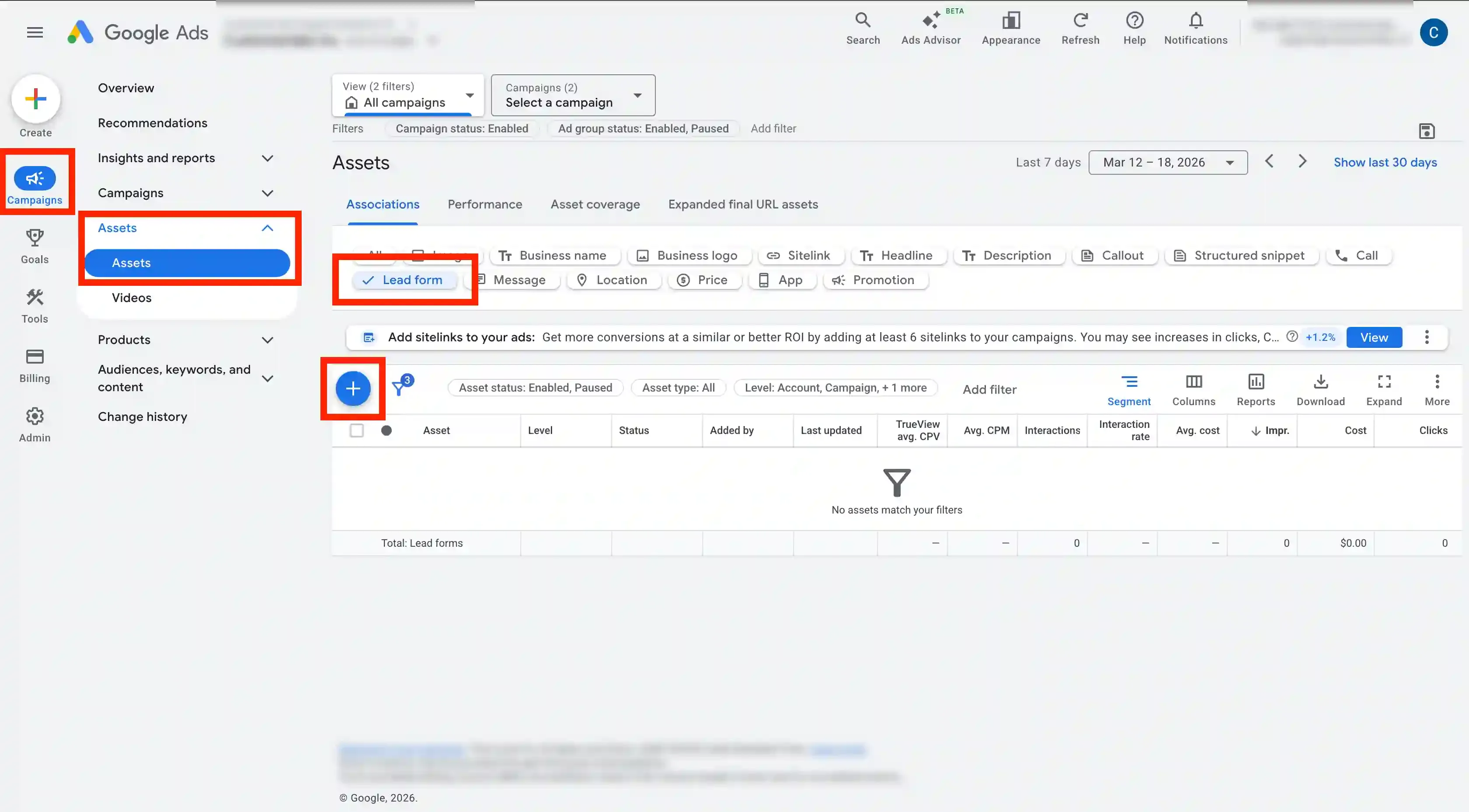 Import Google Ads Leads to Customerlabs 1PD Ops