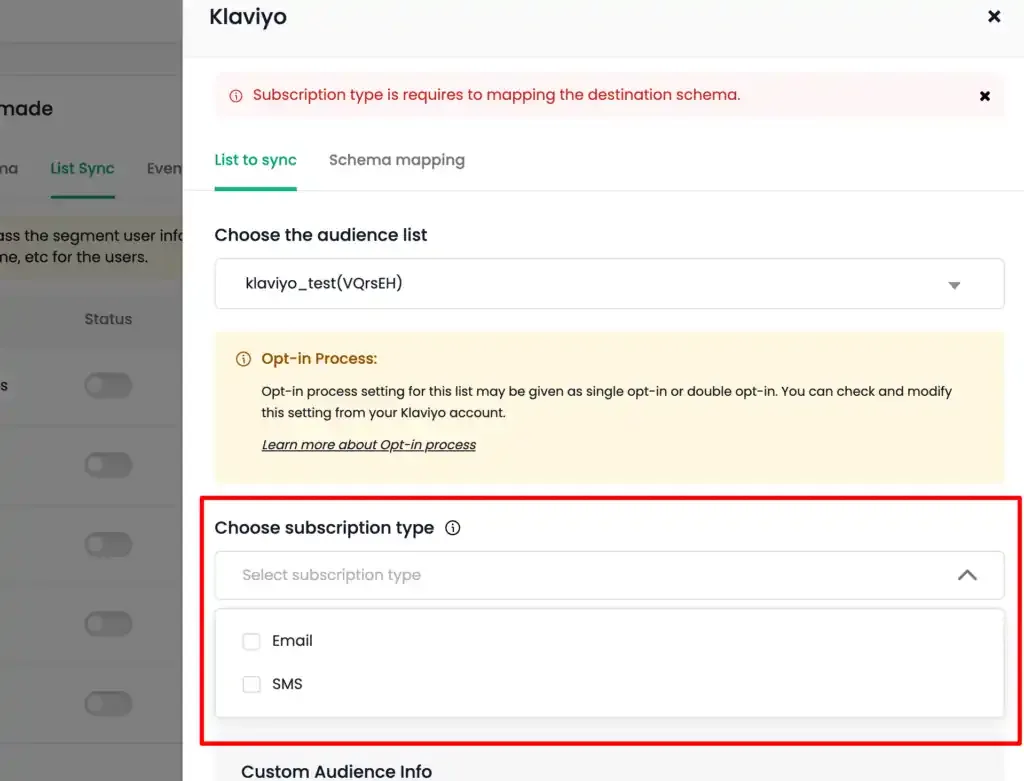 CustomerLabs Klaviyo Event Workflow