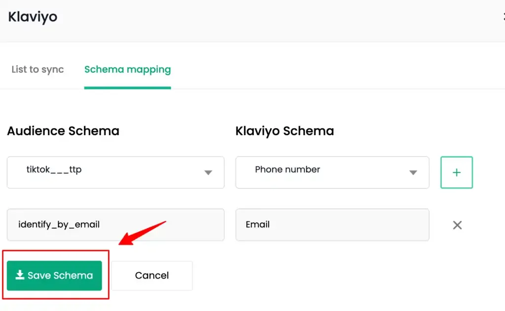 Schema Mapping in CustomerLabs