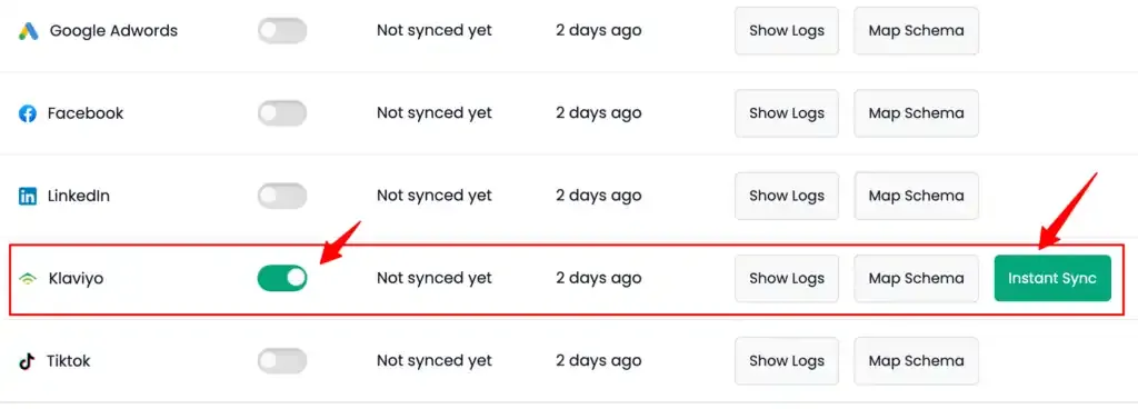 Verify Audience Sync in Klaviyo Lists & Segments