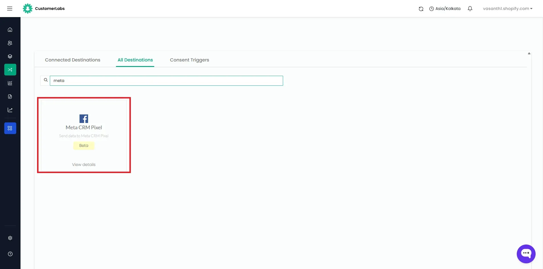 Meta CRM Pixel Authentication with Customerlabs