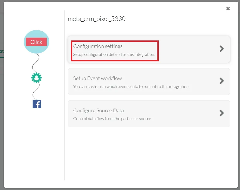 Meta CRM Pixel Authentication with Customerlabs