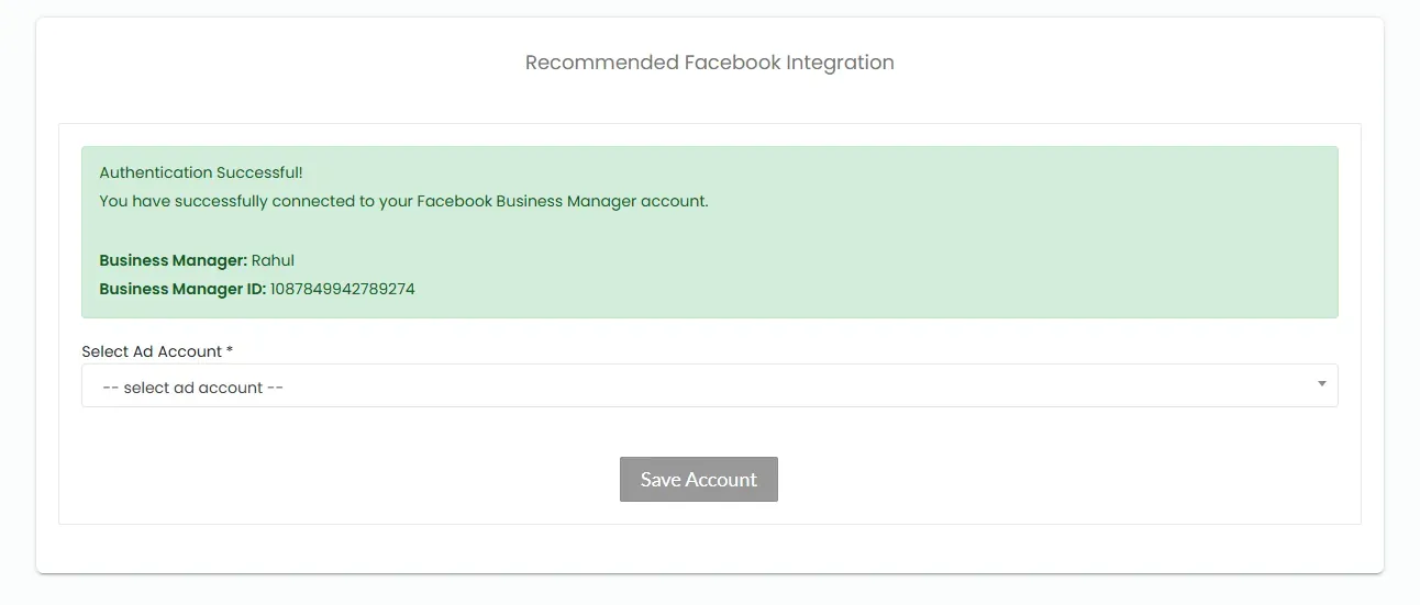 Meta CRM Pixel Authentication with Customerlabs
