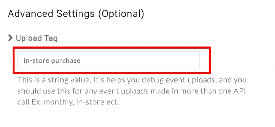 Facebook Offline Conversion