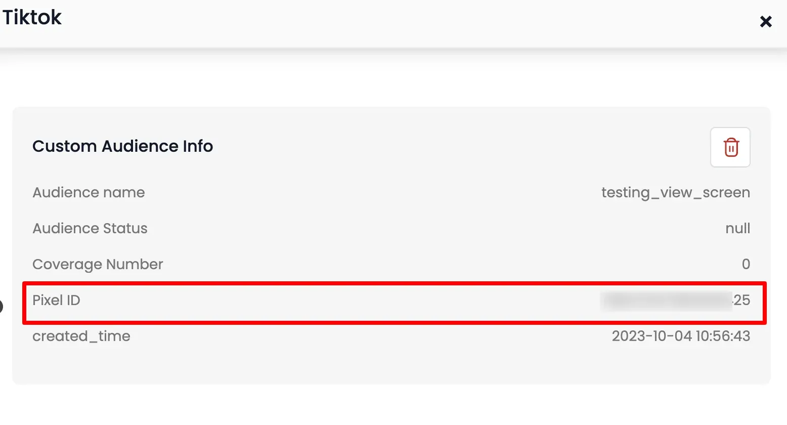 Event Sync Settings Tab