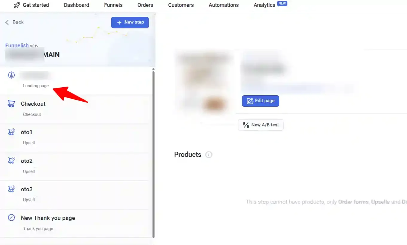selecting webinar registration funnel