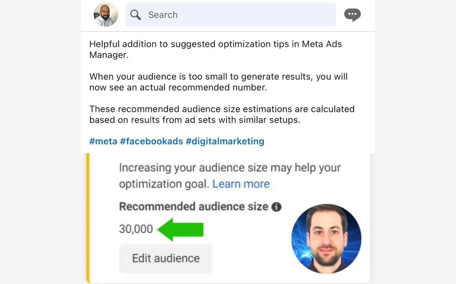 When the audience size is too small to generate results, you will now see an actual recommended number. When the audience size is too small to generate results, you will now see an actual recommended number.