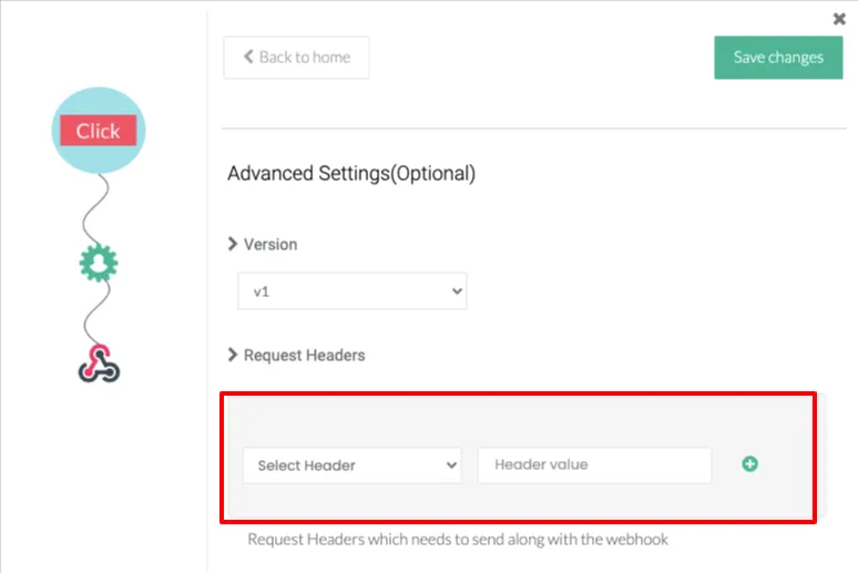 headers - webhook - customerlabs