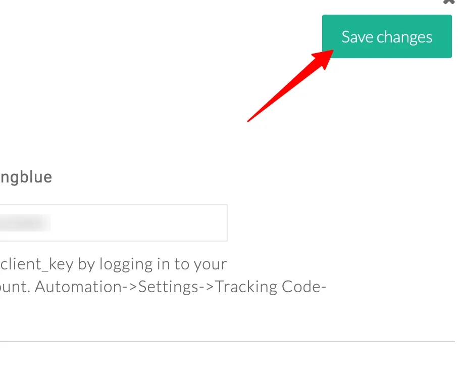 Enable Sendinblue in CustomerLabs