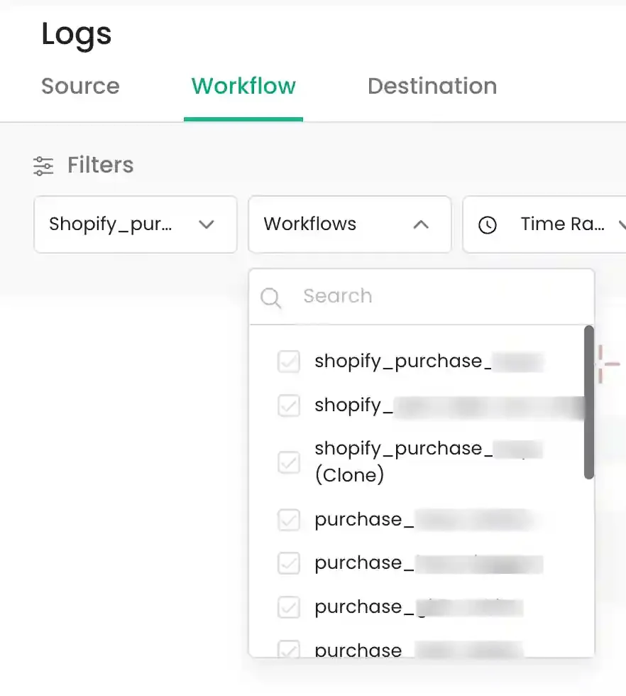 Step 1: Selecting the Shopify source