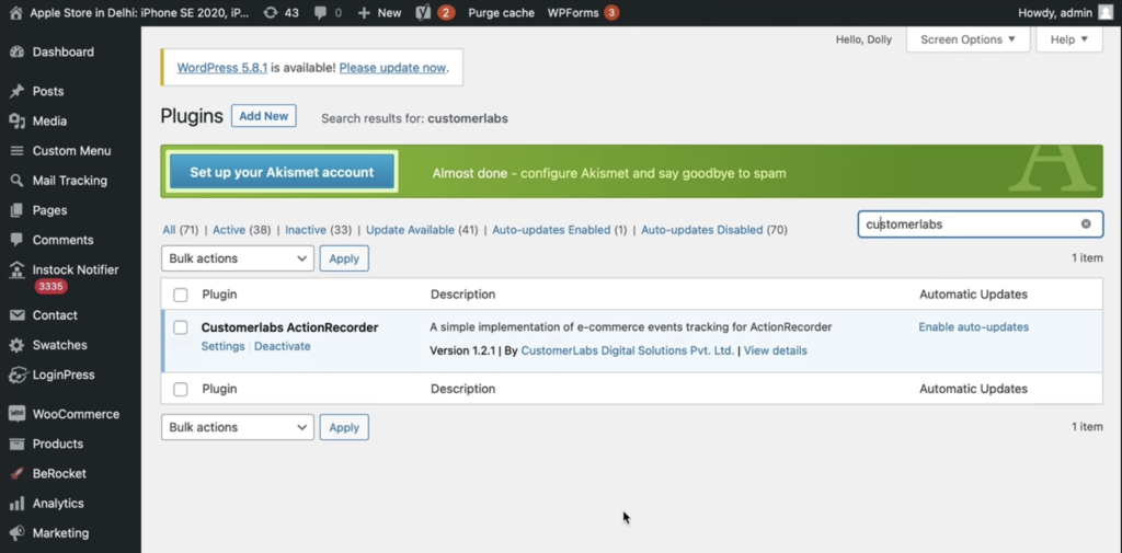 Action Recorder Plugin