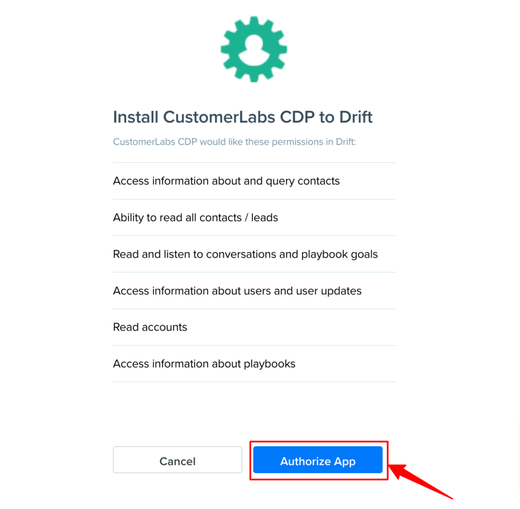 Integrating CustomerLabs CDP with Drift 